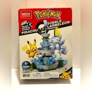 Mega Construx Pokemon Pikachu vs. Sobble Set-Distressed packaging-124 pcs